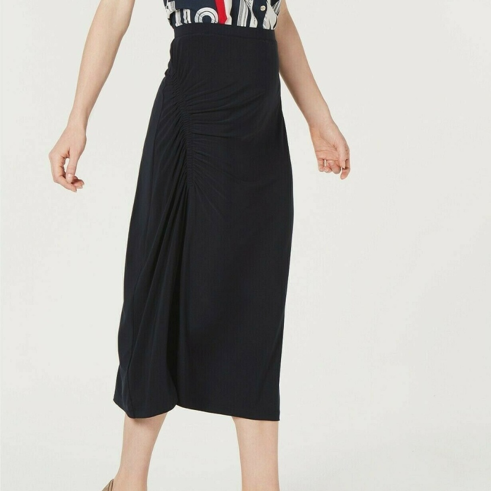 Tommy Hilfiger Side-Ruched Skirt